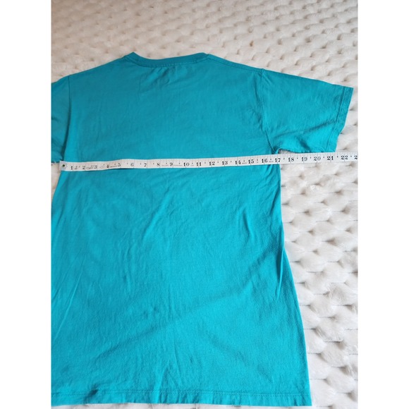 Champion Mens Small Teal Graphic Logo Short Sleeve T-Shirt‎ - Picture 5 of 6